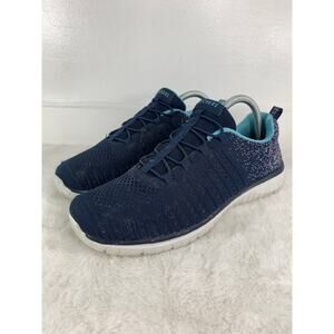 Skechers Women's Virtue 104411 Navy Slip-On Sneakers Size 11